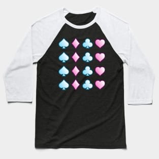 Poker Playing Cards Baseball T-Shirt